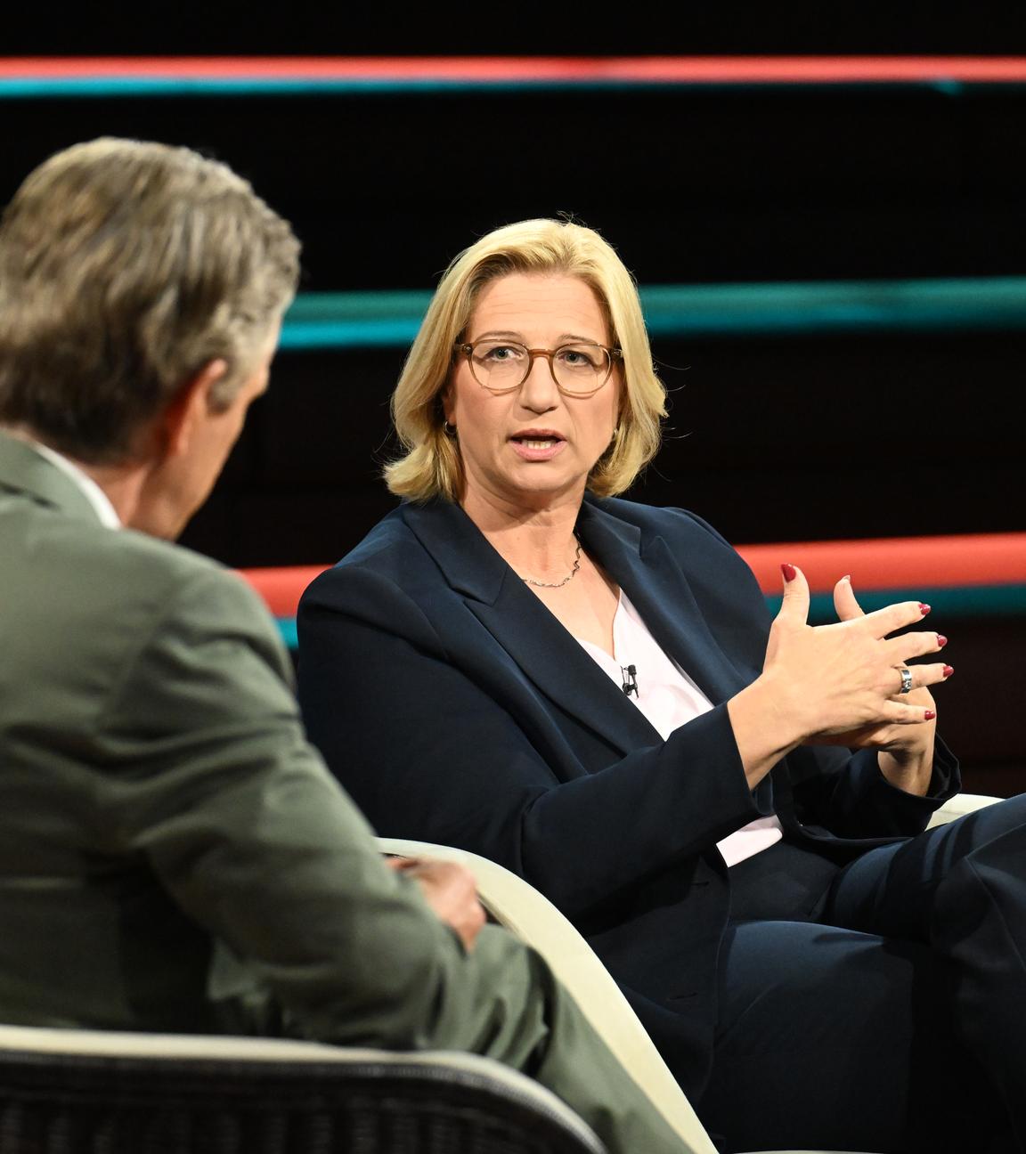 Anke Rehlinger zu Gast bei Markus Lanz.