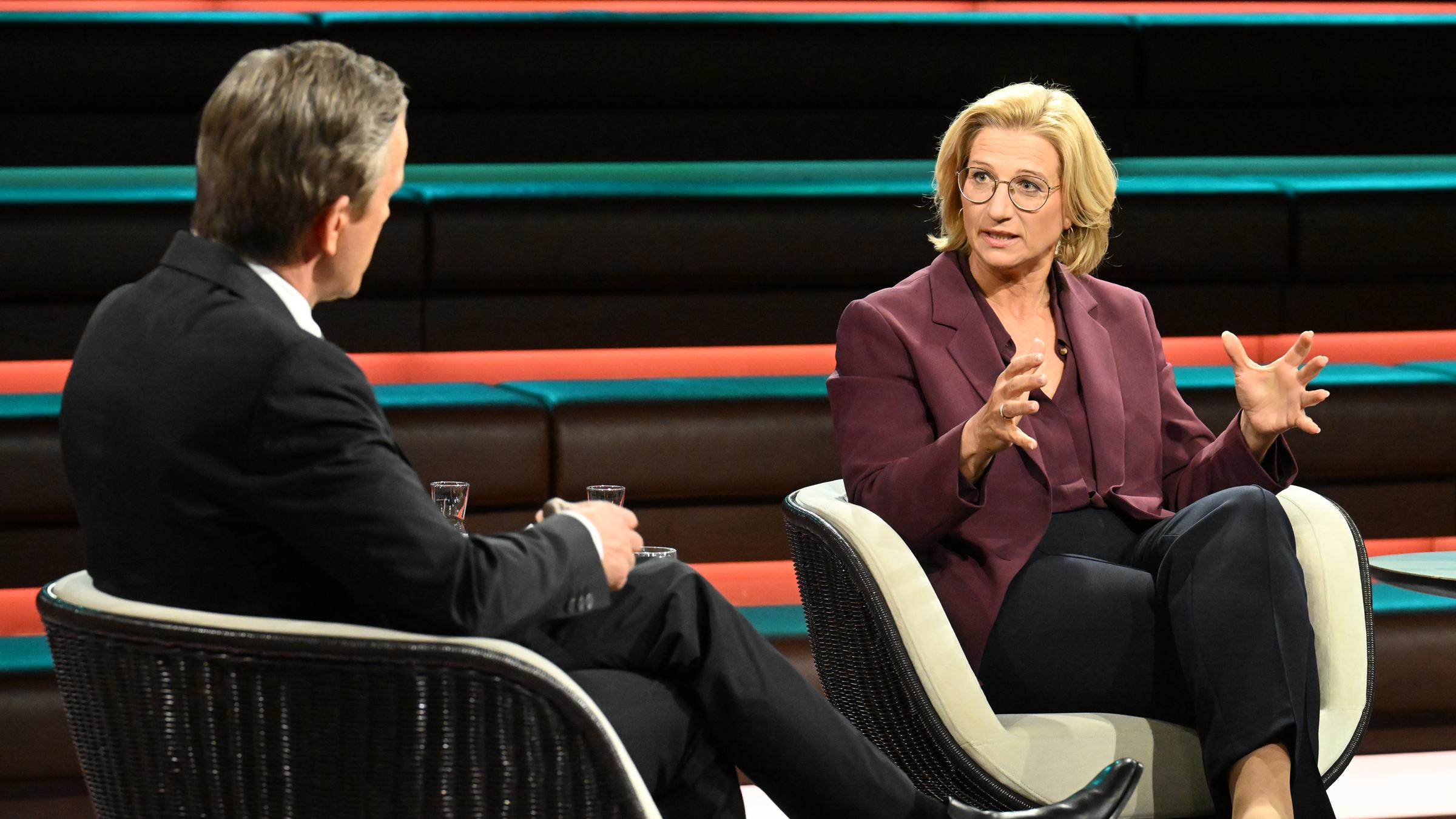 Anke Rehlinger zu Gast bei "Markus Lanz".