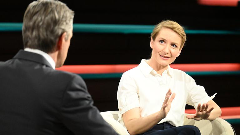 Ines Schwerdtner zu Gast bei "Markus Lanz".