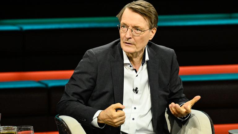 Ex-Bundesgesundheitsminister Karl Lauterbach (SPD) zu Gast in der Sendung "Markus Lanz"