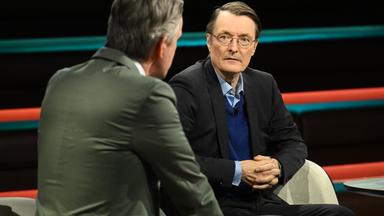 Bundesgesundheitsminister Karl Lauterbach zu Gast in der "Markus Lanz"-Sendung vom 11. März 2025.