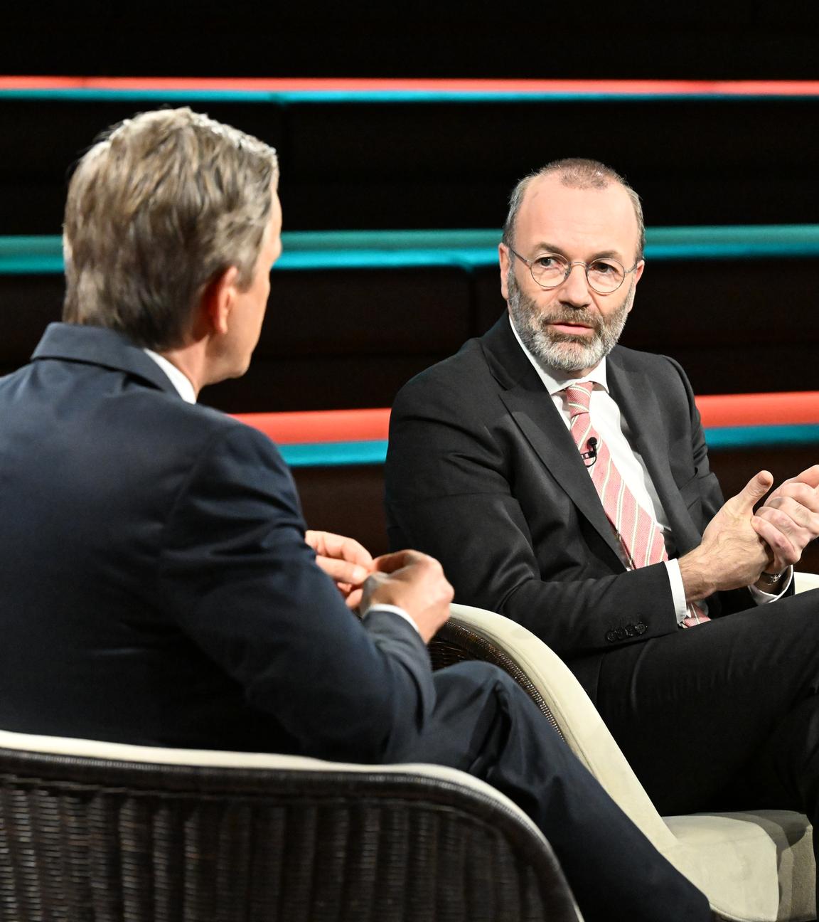 Manfred Weber zu Gast bei "Markus Lanz".