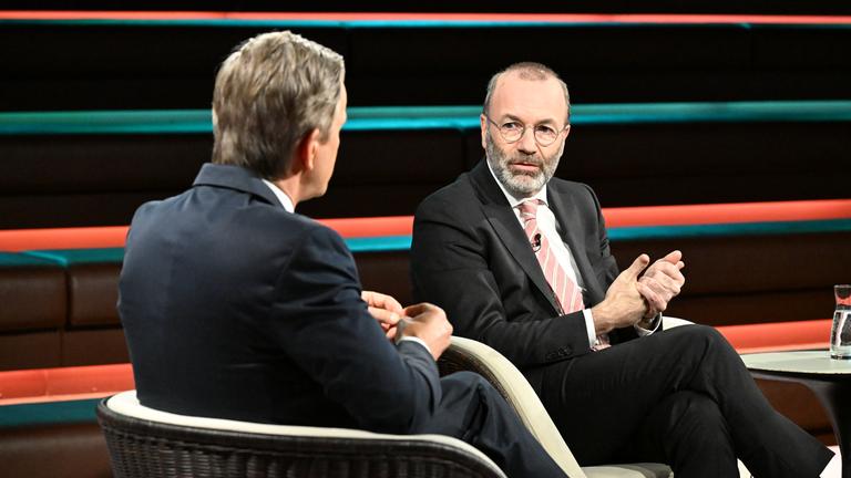 Manfred Weber zu Gast bei "Markus Lanz".