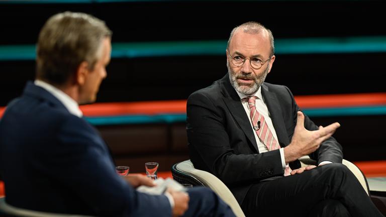 Manfred Weber zu Gast bei "Markus Lanz".