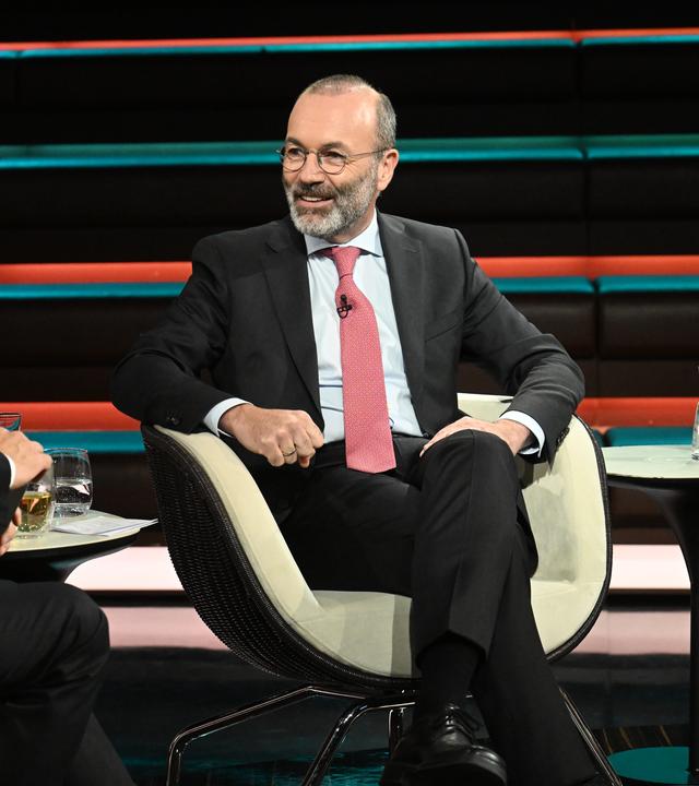 Manfred Weber zu Gast bei "Markus Lanz".