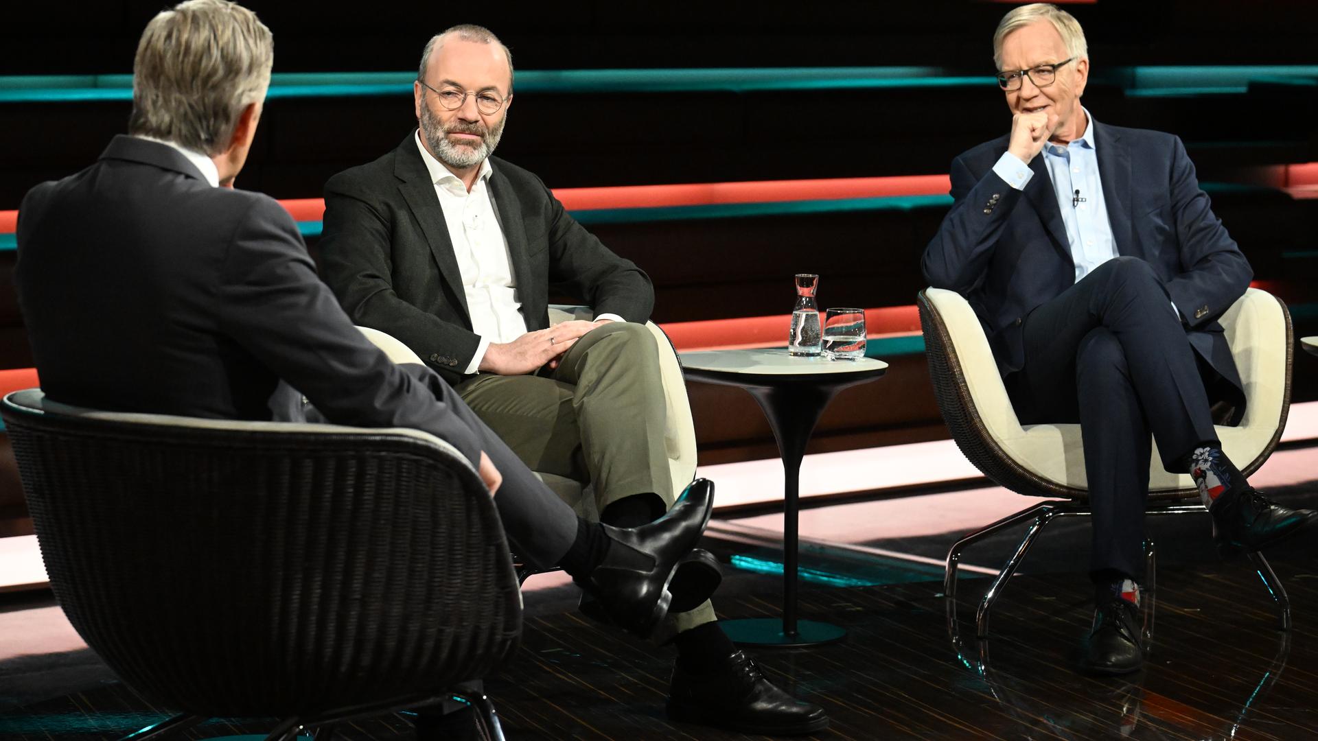 EVP-Chef Weber und Ex-Linken-Fraktionschef Bartsch debattieren über EU und Ukraine bei "Lanz"