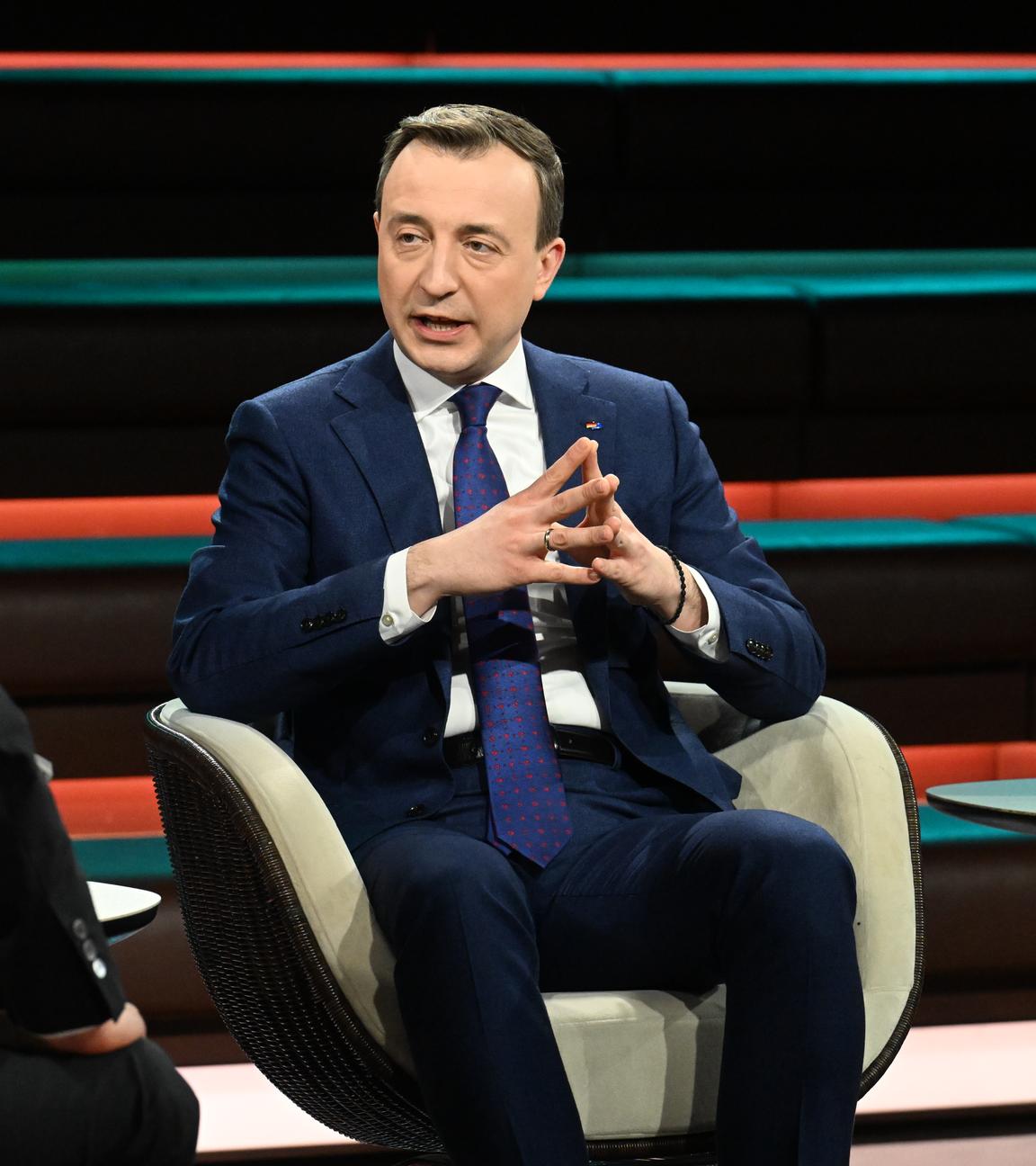 Paul Ziemiak zu Gast bei "Markus Lanz".