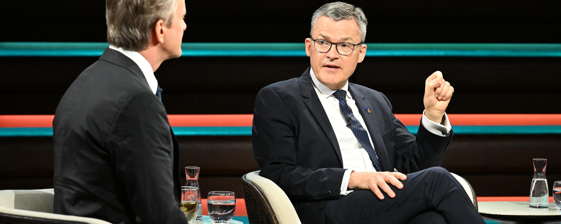 CDU-Politiker Roderich Kiesewetter zu Gast bei Markus Lanz