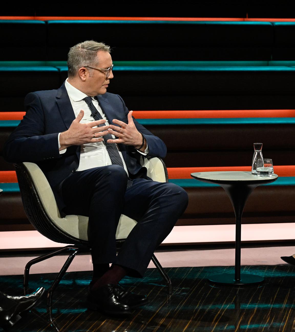 SPD-Vize Alexander Schweitzer und Journalistin Karina Mößbauer zu Gast bei "Markus Lanz"