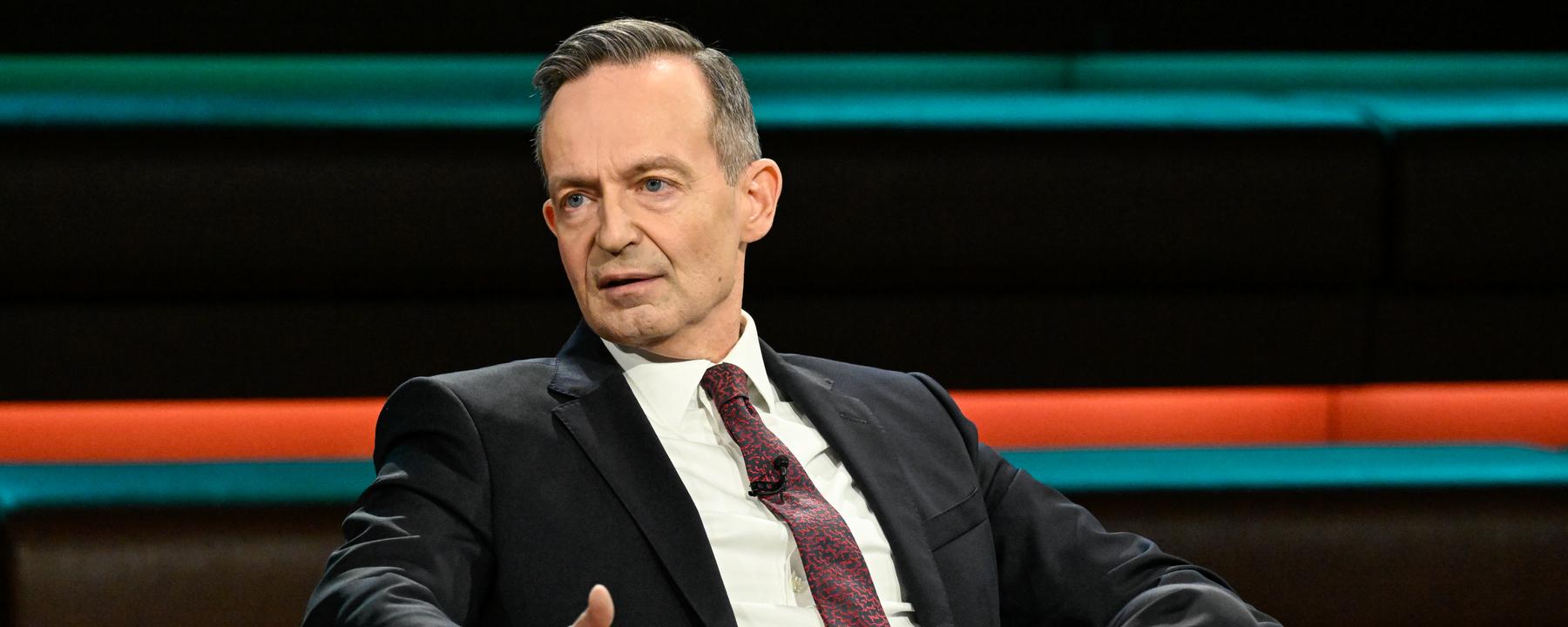 Ex-Bundesverkehrsminister Volker Wissing zu Gast in der Sendung "Markus Lanz"