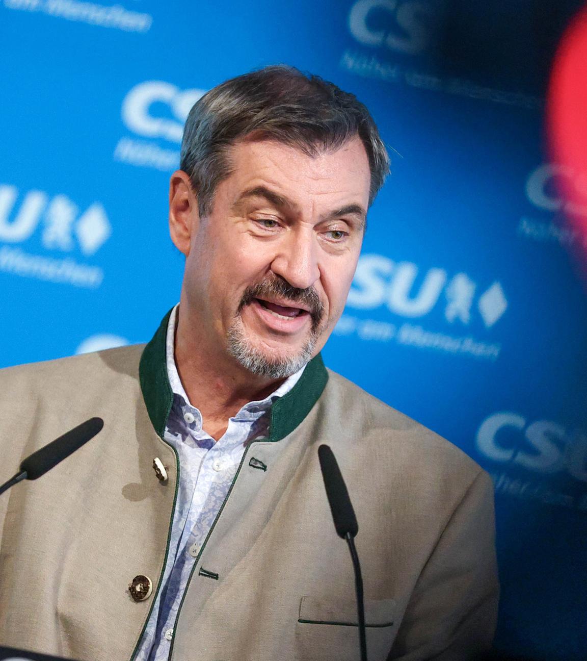Bayerns Ministerpräsident und CSU Chef Markus Söder in München am 14.07.2025.