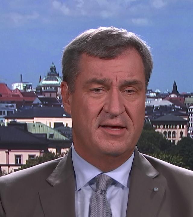 Markus Söder, CSU-Parteivorsitzender und bayerischer Ministerpräsident, im Berlin-direkt-Interview