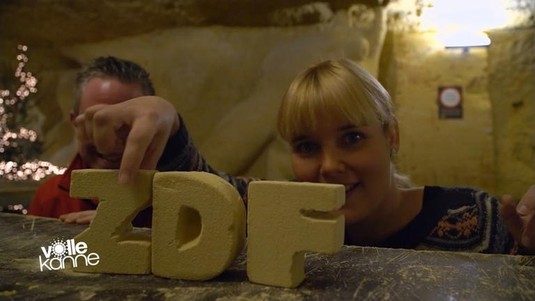 Marina Wenk auf dem Weihnachtsmarkt in Valkenburg