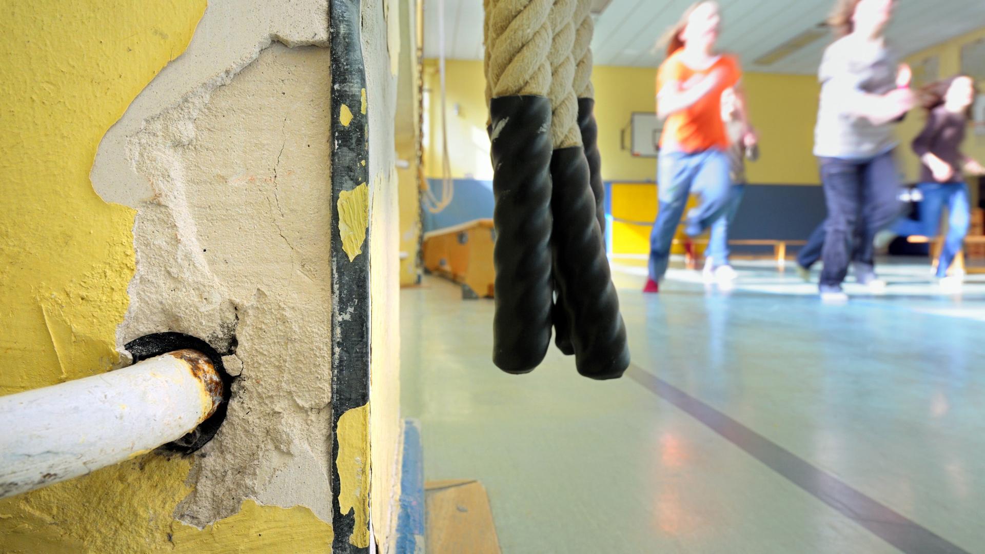 Marode Schulturnhalle