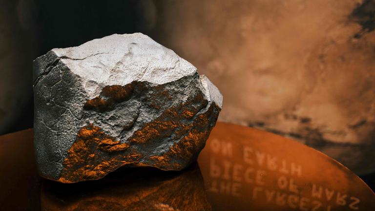 Versteigerung von Marsgestein