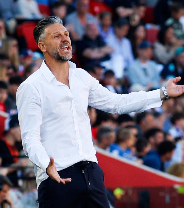 Der argentinische Mallorca-Trainer Martín Demichelis reagiert. 