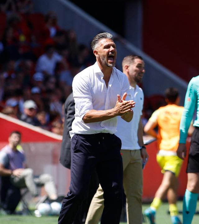 Der argentinische Mallorca-Trainer Martín Demichelis reagiert. 