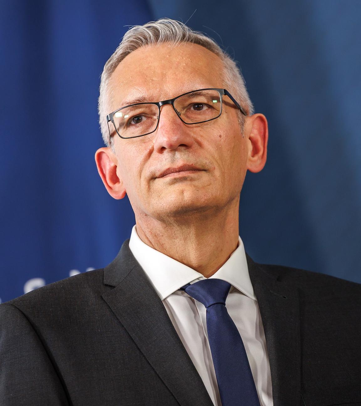 Zukünftiger BND-Präsident Martin Jäger in der BND-Zentrale am 11.09.25 in Berlin