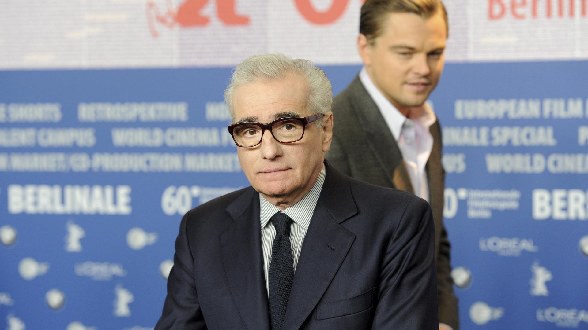 Martin Scorsese und Leonardo DiCaprio auf der Berlinale 2010.