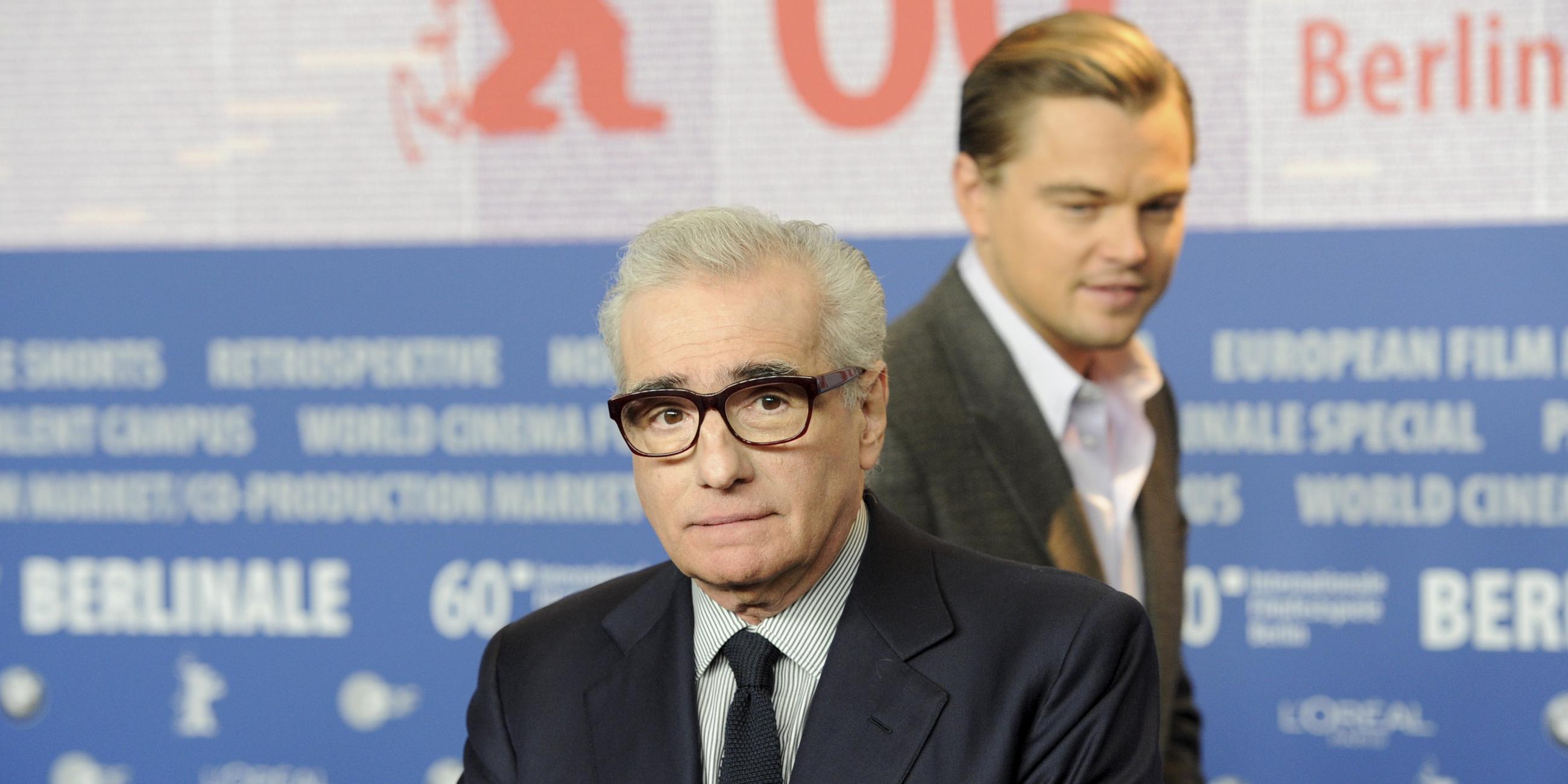 Martin Scorsese und Leonardo DiCaprio auf der Berlinale 2010.