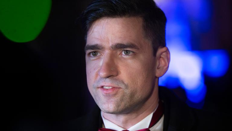 Martin Sellner am 16.02.2024 in Wien.