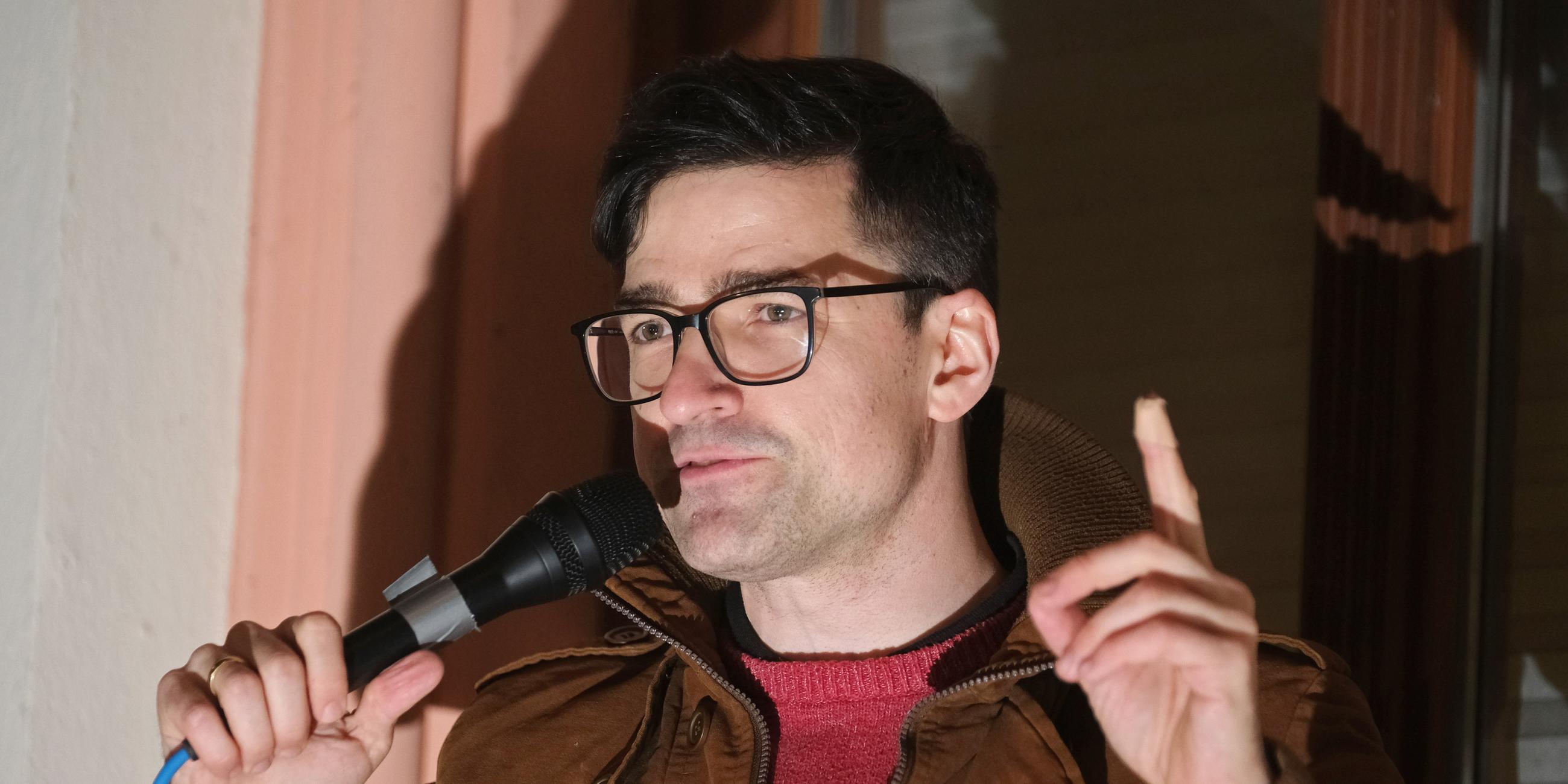 Martin Sellner, aufgenommen am 23.02.2024