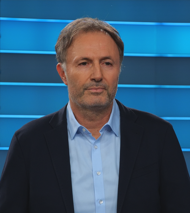 Iran-Experte Kamran Safiarian im ZDF-Studio.