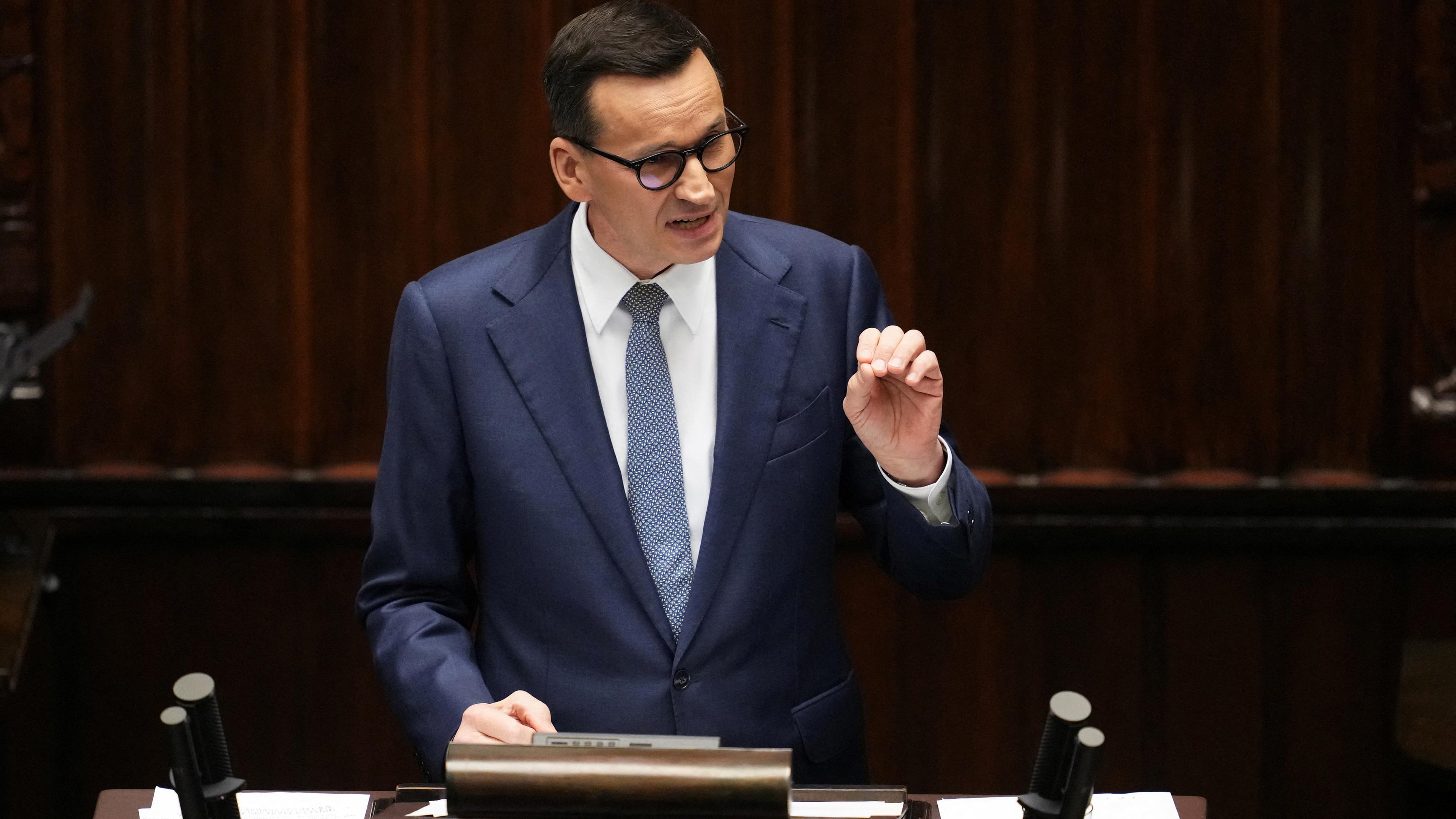 Polens Premierminister Mateusz Morawiecki
