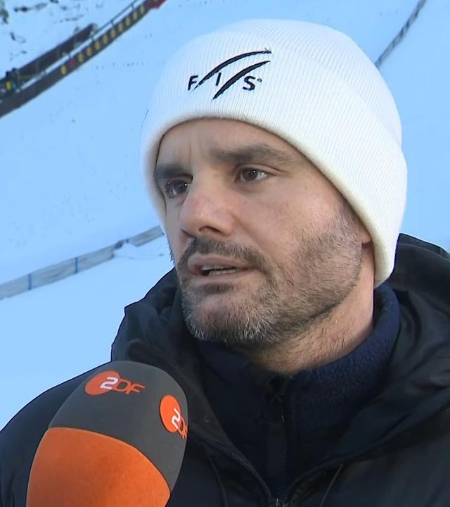 FIS-Materialkontrolleur Mathias Hefele im ZDF-Interview