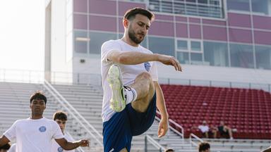 Matt Webb beim Training