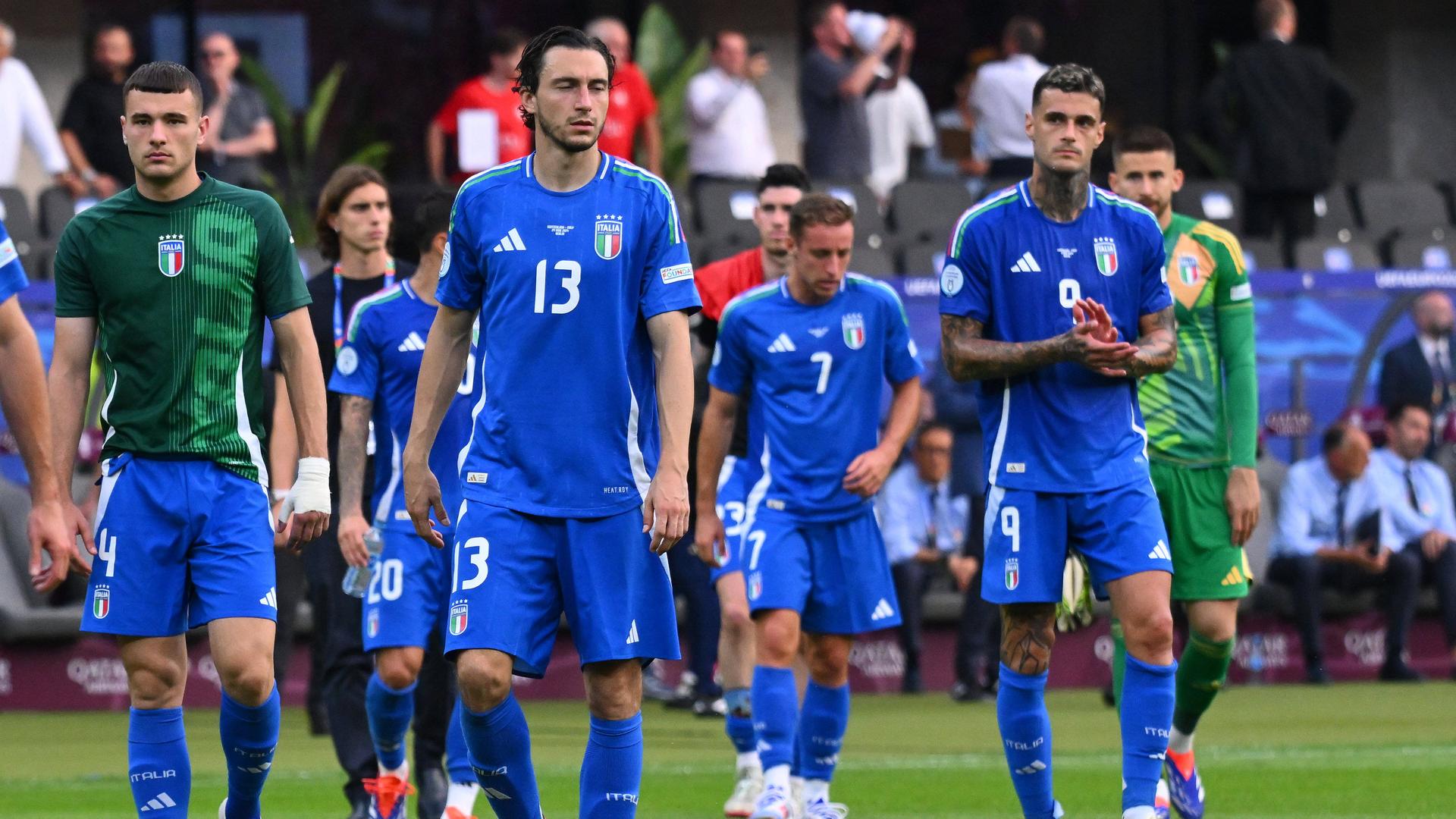 Matteo Darmian aus Italien spielt während des Achtelfinalspiels zwischen der Schweiz und Italien.