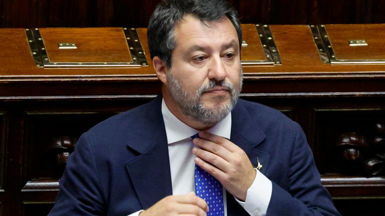 Italiens Infrastrukturminister und Vizepremier Matteo Salvini nimmt an einer Fragestunde in der Abgeordnetenkammer in Rom teil. (Archiv)