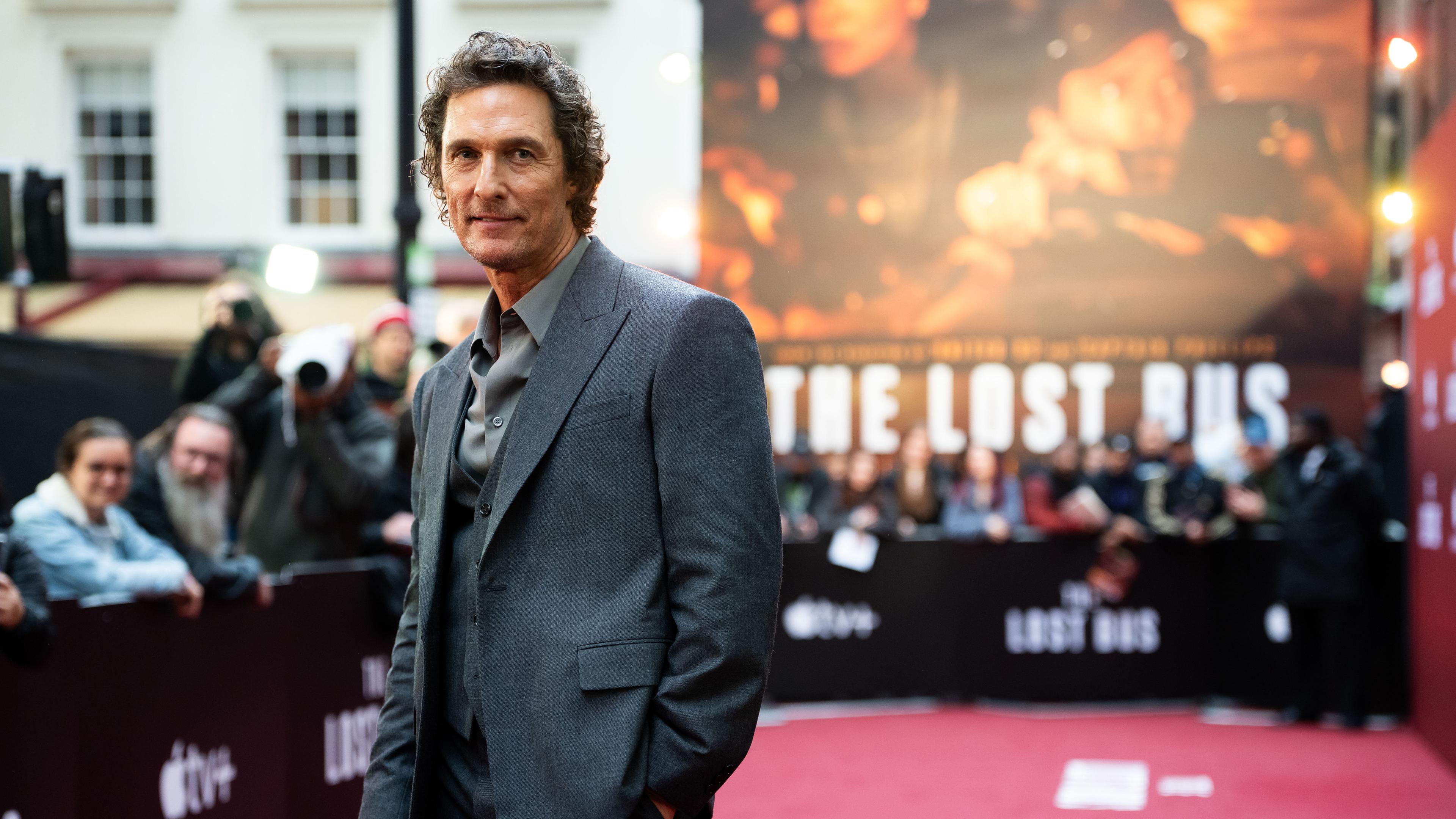 Matthew McConaughey in "The Lost Bus"