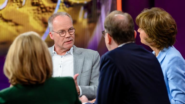 SPD-Generalsekretär Matthias Miersch  bei Maybrit Illner