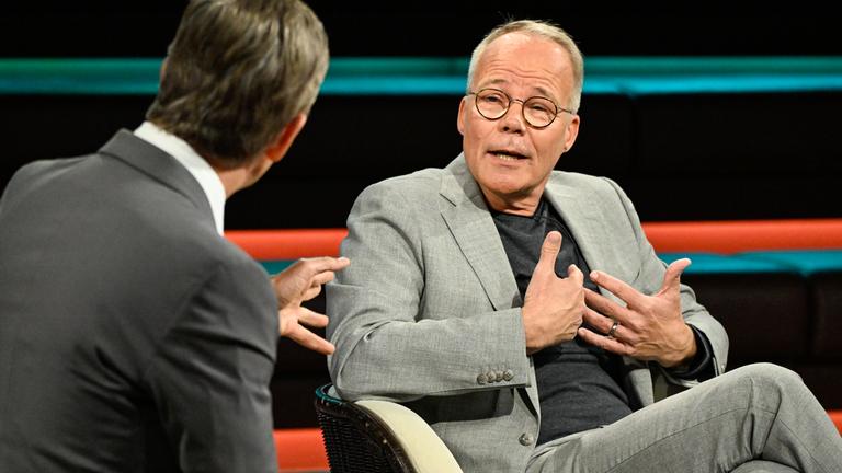 Matthias Miersch (SPD) diskutiert in der Sendung "Markus Lanz" am 21. Mai 2025.