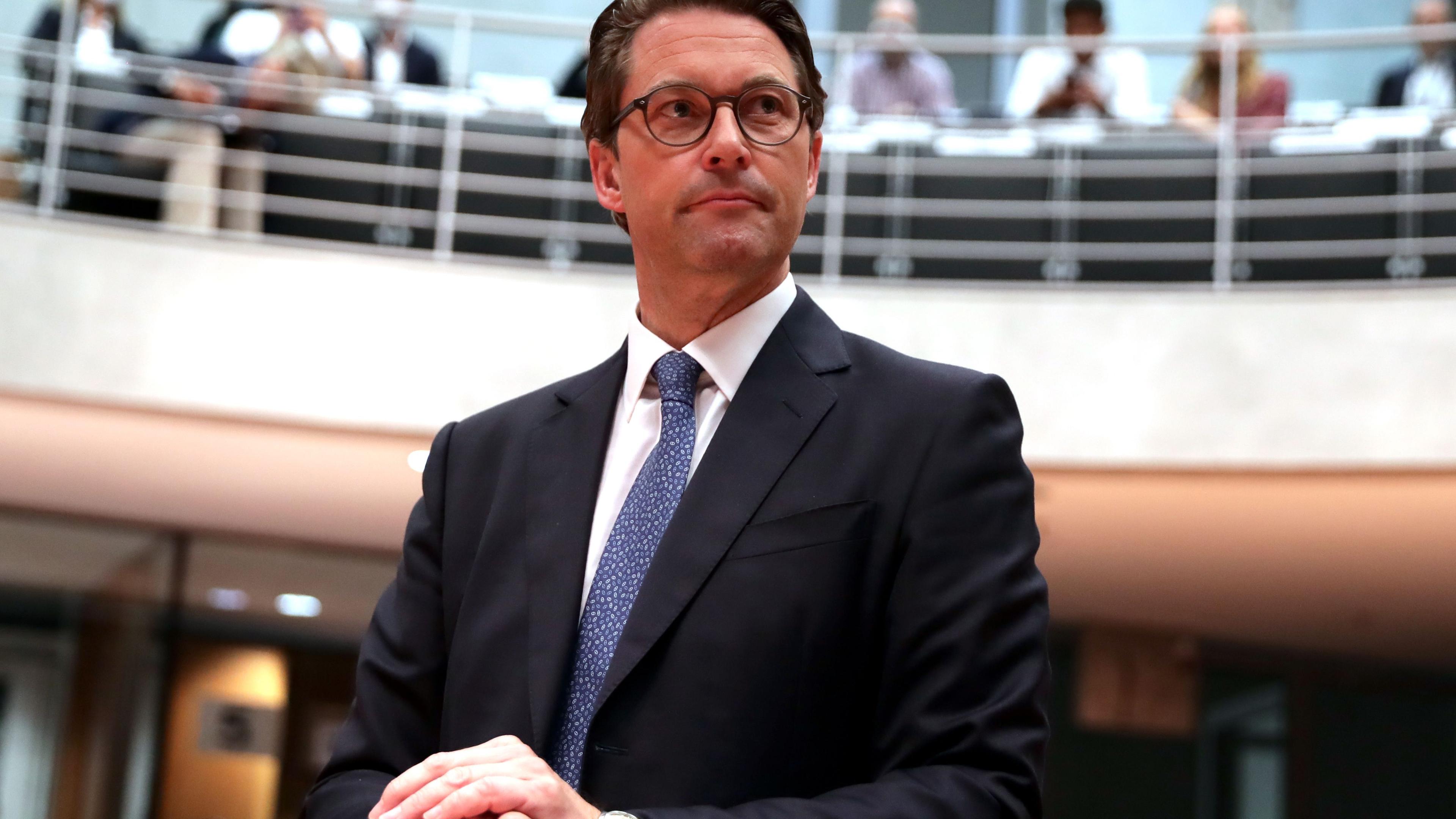 Bundesverkehrsminister Andreas Scheuer im Untersuchungsausschuss zur PKW-Maut am 01.10.2020