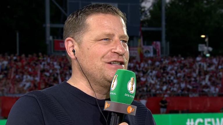 Bayern Münchens Sportvorstand Max Eberl im ZDF-Interview