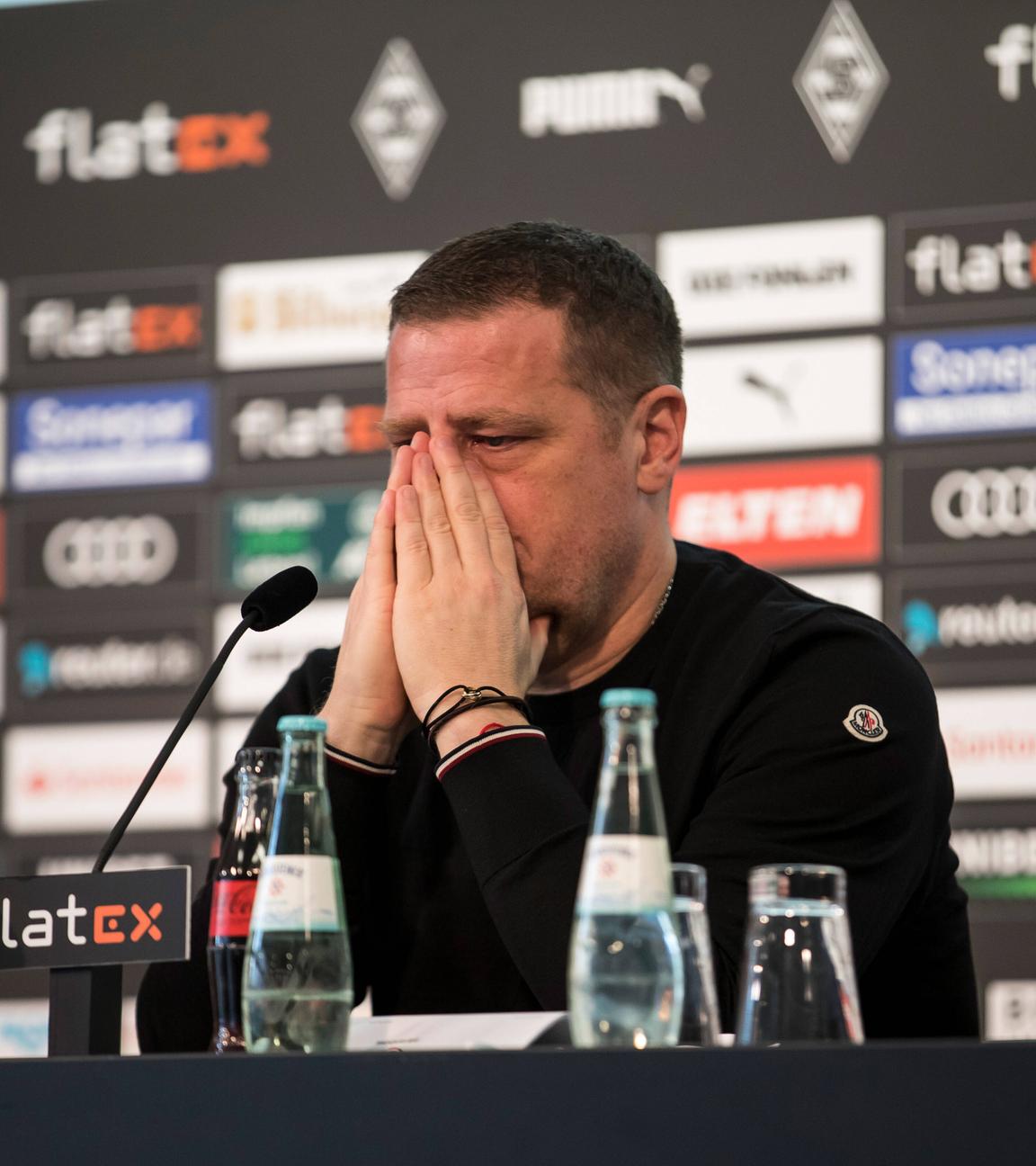 Max Eberl gibt bei Pressekonferenz seinen Rücktritt bekannt