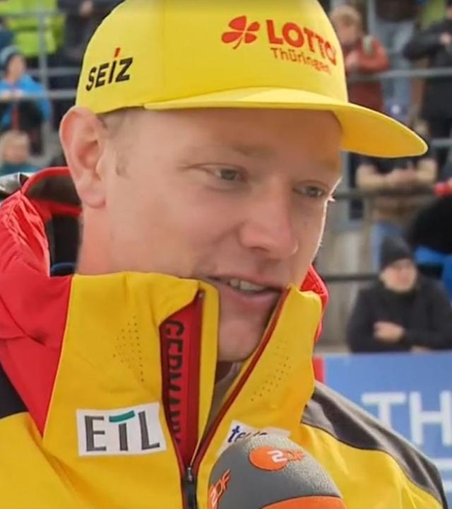 Max Langenhan im ZDF-Interview. 