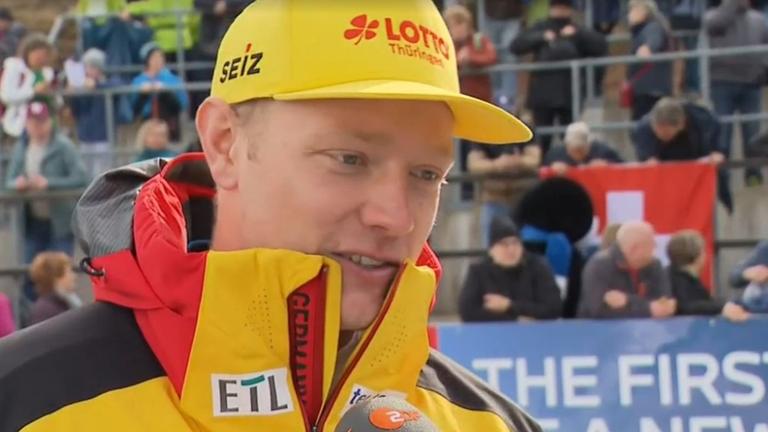 Max Langenhan im ZDF-Interview. 