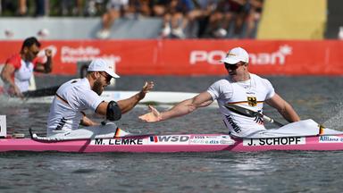 Kajak-Zweier mit Jacob Schopf und Max Lemke holt Gold