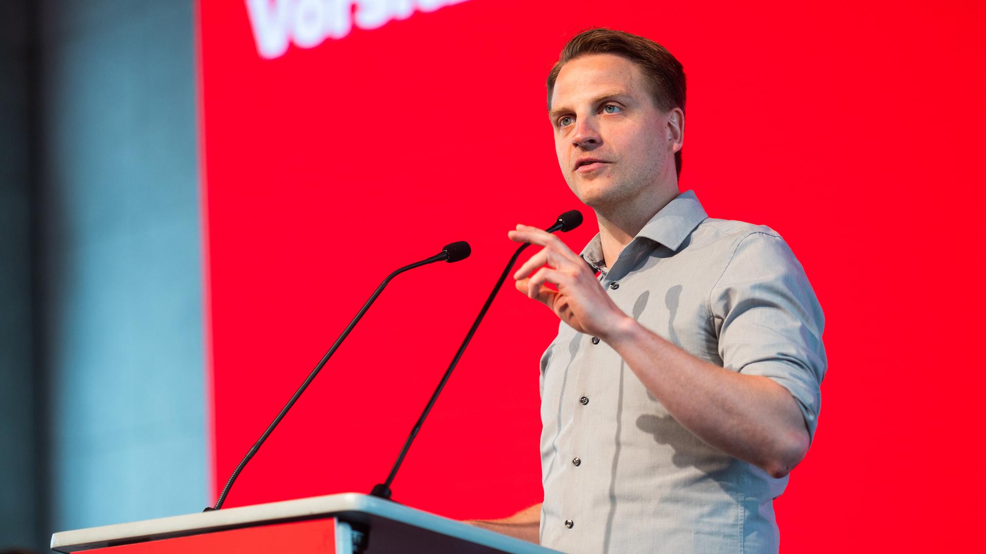 Berlin: Maximilian Schirmer, Berliner Landesvorsitzender der Partei Die Linke, Archivbild