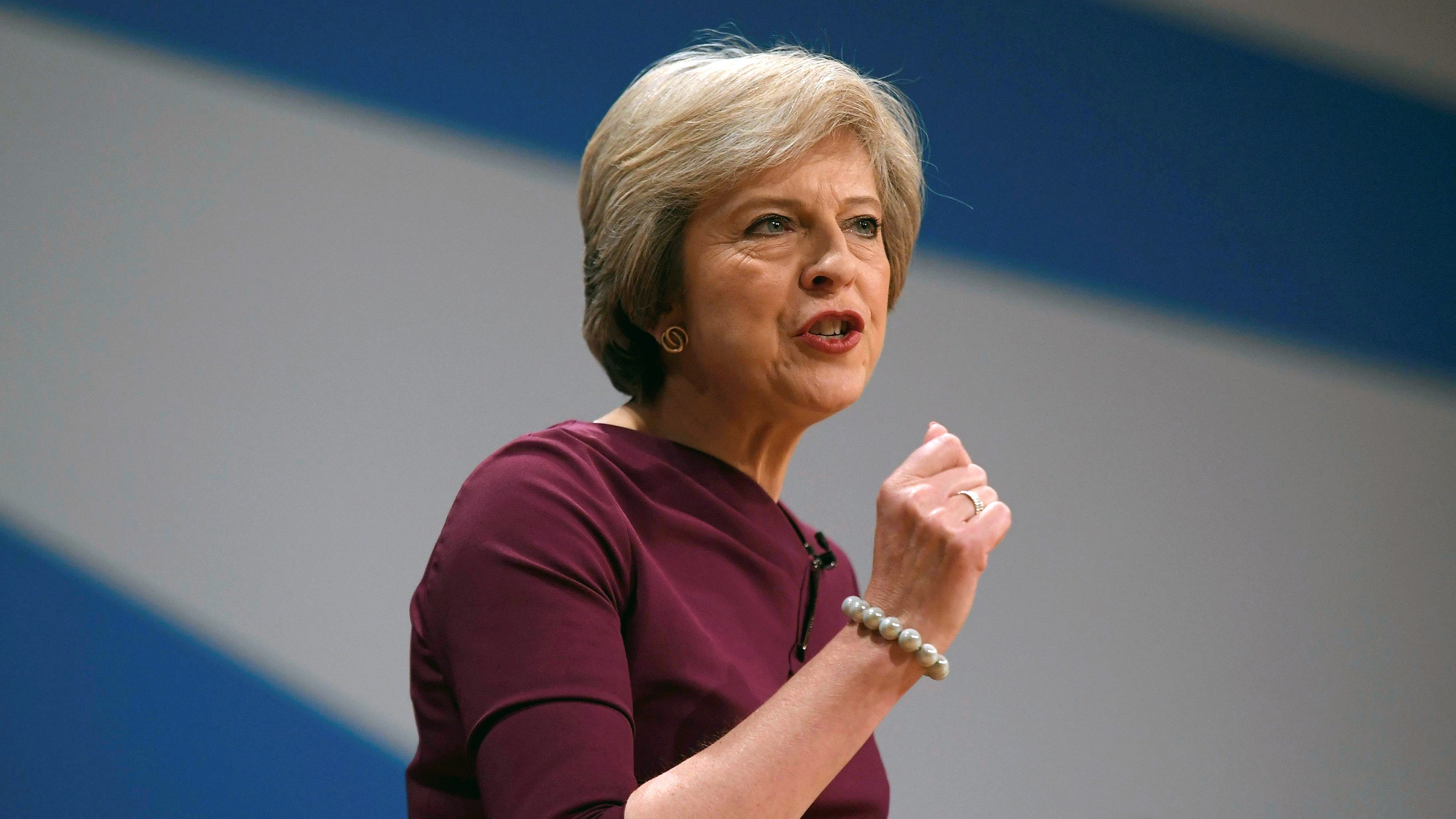 Theresa May am 05.10.2016