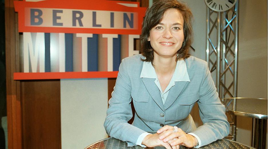 Maybrit Illner am Tag der ersten "Berlin Mitte"  Sendung, 14. Oktober 1999