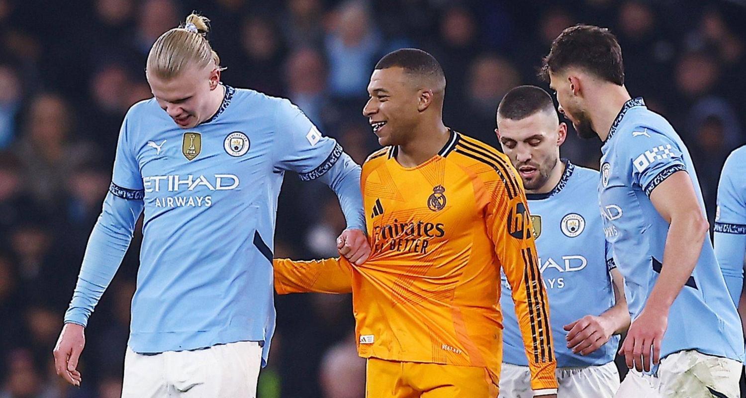 Erling Haaland (Manchester City) und Kylian Mbappe (Real Madrid).