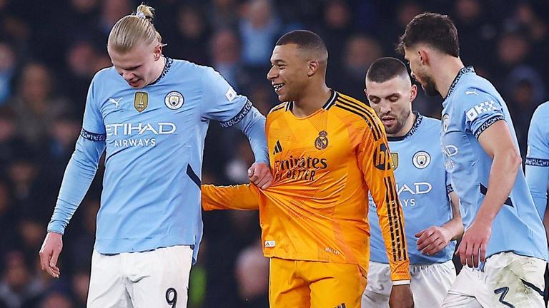 Erling Haaland (Manchester City) und Kylian Mbappe (Real Madrid).