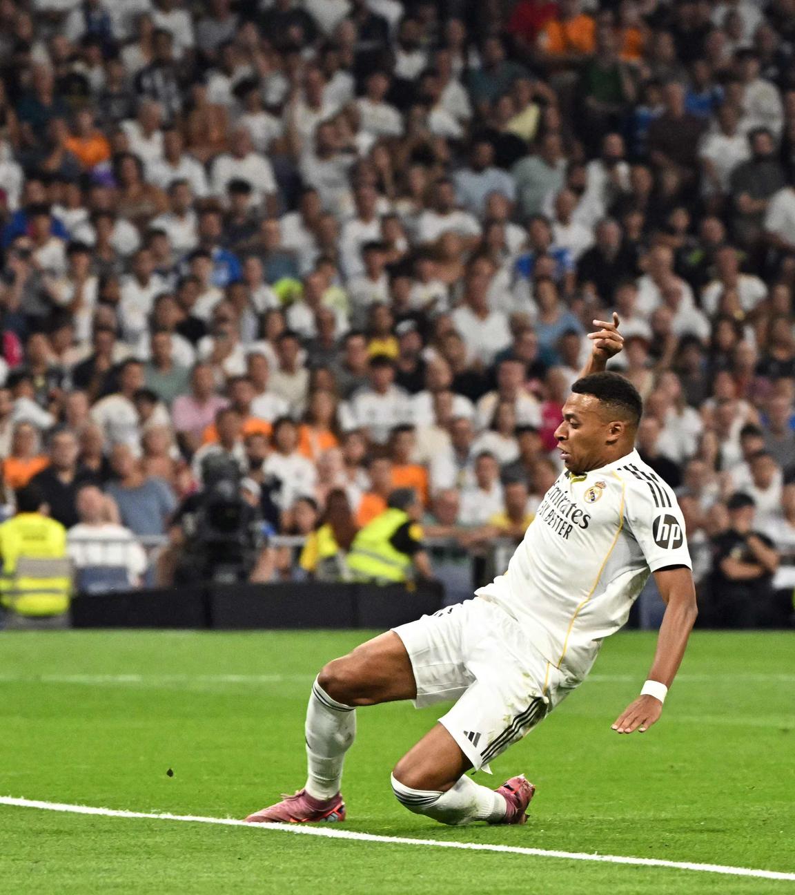 Real Madrids Kylian Mbappe im Ligaspiel gegen Osasuna