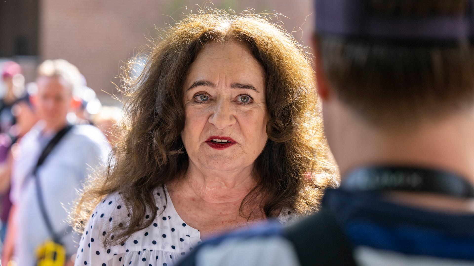 Nordrhein-Westfalen, Münster: "Tatort"-Schauspielerin Mechthild Großmann gibt ein Interview.