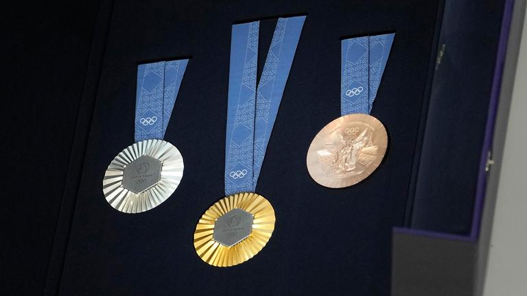 Medaillen für die Olympischen Spiele 2024 in Paris