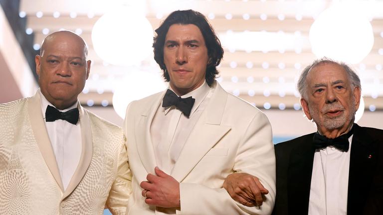 Francis Ford Coppola, Adam Driver und Laurence Fishburne